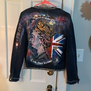 Marie Mero designed in belgium Jean jacket— one of a kind !